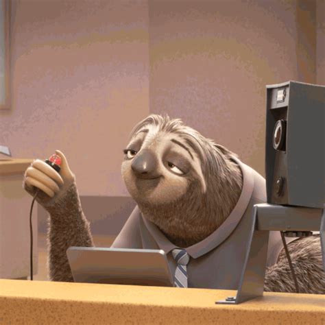 gif gambling|zootopia sloth gif.